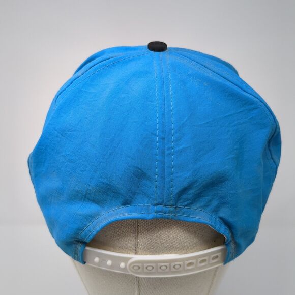 Reno Snapback Hat Blue One Size Adjustable Embroidered 6 Panel Nylon - Picture 5 of 9